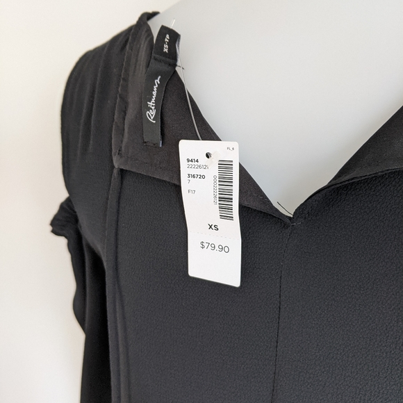 REITMANS ✨NWT✨ Cold Shoulder Dress, Black, XS - Picture 6 of 6